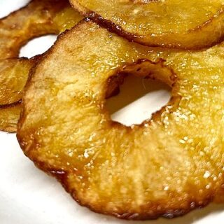 air-fried apple rings