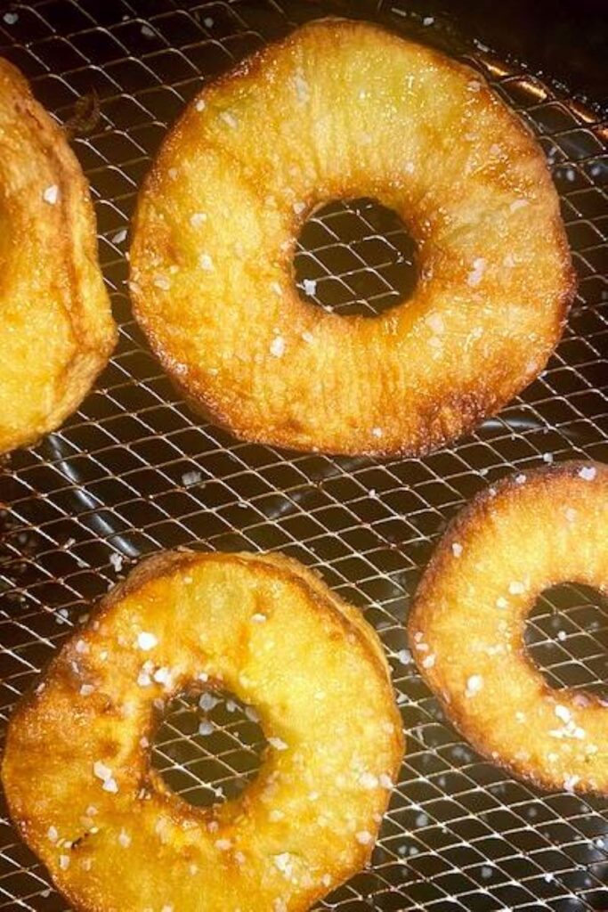 apple rings in air fryer