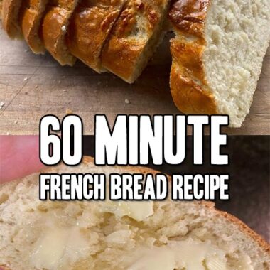 60 Minute French Bread Recipe