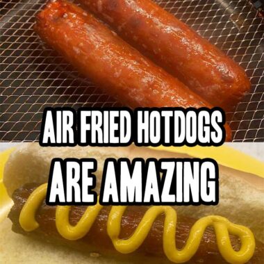 Air fried hotdogs are amazing