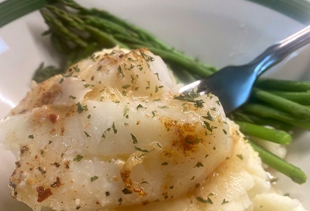 butter baked cod