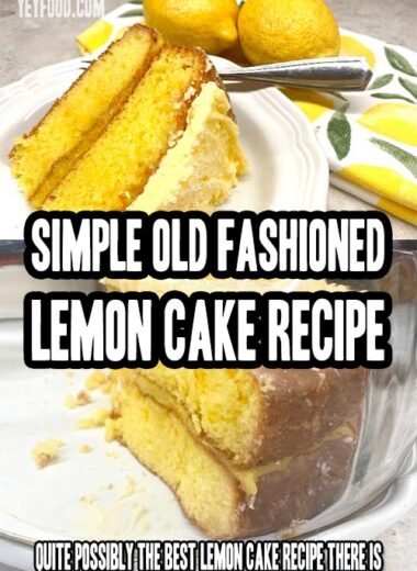 Simple Old Lemon Cake Recipe