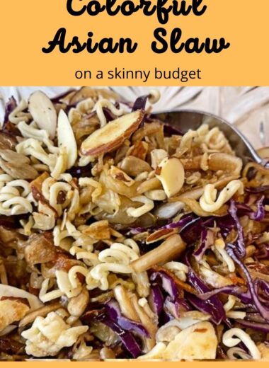 colorful asian slaw