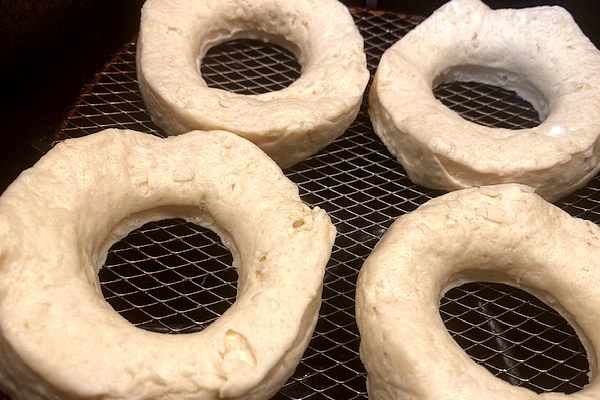 biscuits in fryer