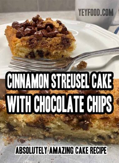 Cinnamon Streusel Cake With Chocolate Chips