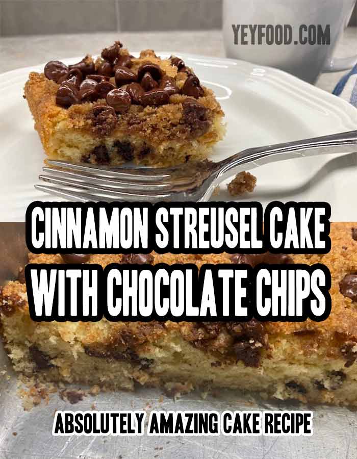 Cinnamon Streusel Cake With Chocolate Chips