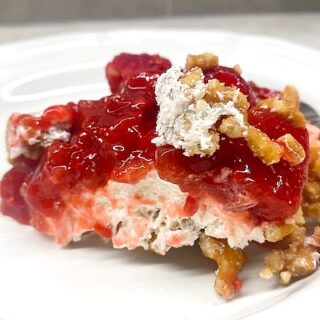 rhubarb pretzel dessert