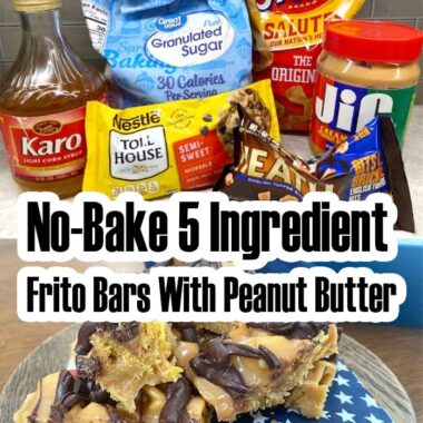 No-Bake 5 Ingredient Frito Bars With Peanut Butter