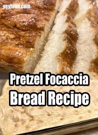 Pretzel Focaccia Bread Recipe
