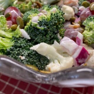 broccoli cauliflower salad