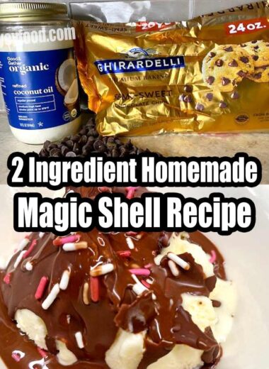 2 Ingredient Homemade Magic Shell Recipe
