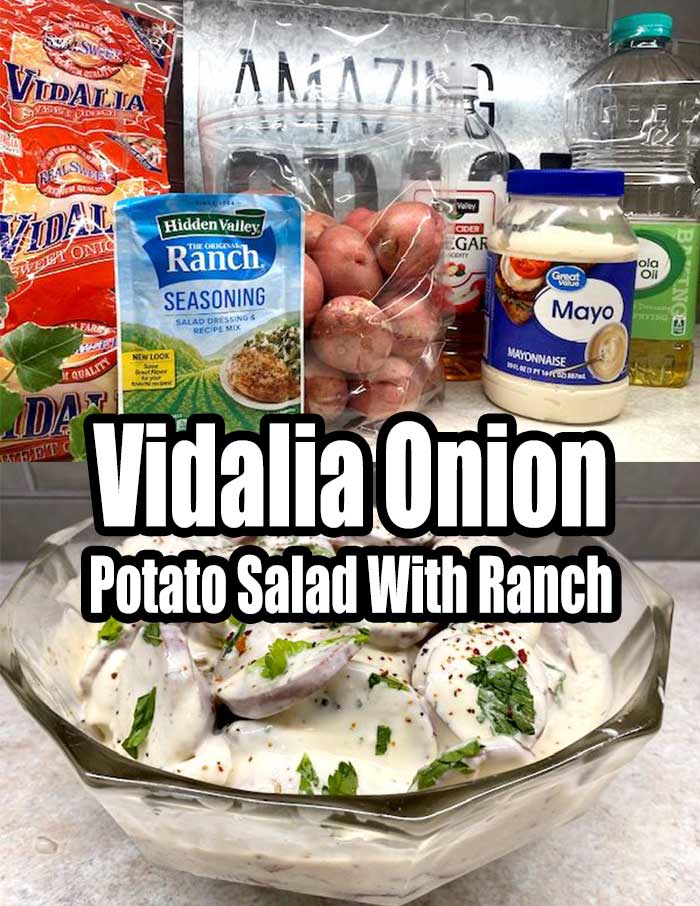 Vidalia Onion Potato Salad With Ranch