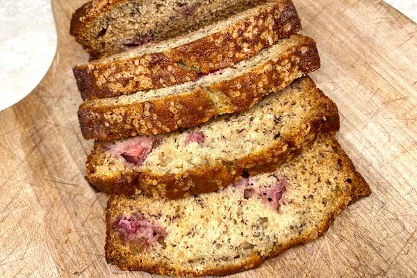 strawberry banana bread