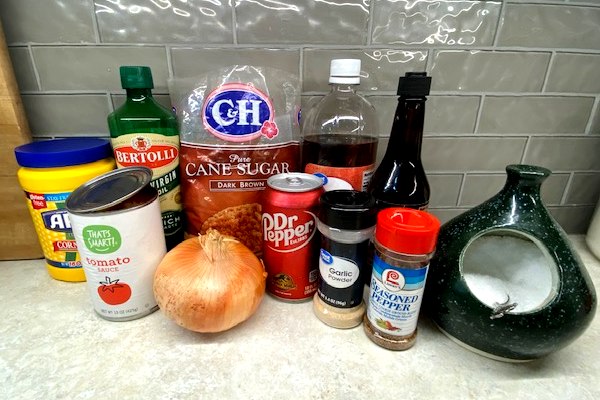 Dr Pepper BBQ sauce ingredients