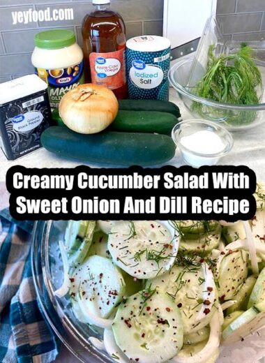 Creamy Cucumber Salad With Sweet Onion And Dill Recipe