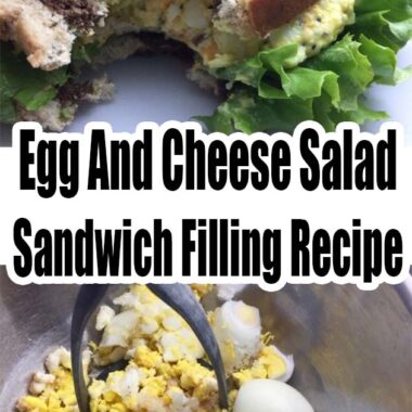Egg And Cheese Salad Sandwich Filling Recipe