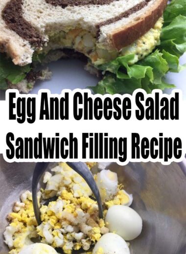 Egg And Cheese Salad Sandwich Filling Recipe
