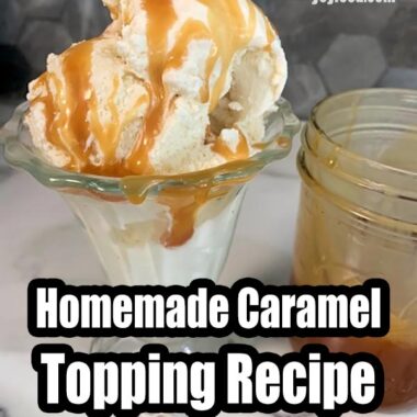 Homemade Caramel Topping Recipe