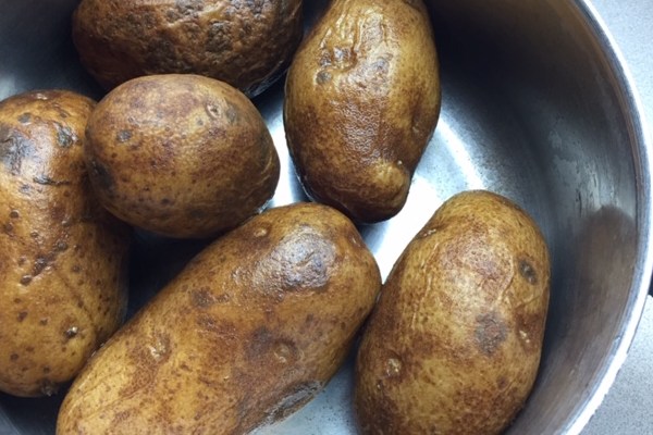 poatoes cooked in the jacket
