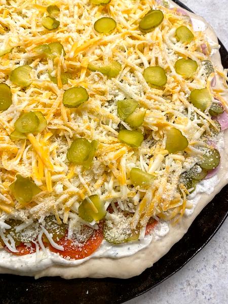 dill pickle pizza