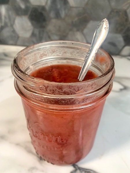 strawberry rhubarb topping