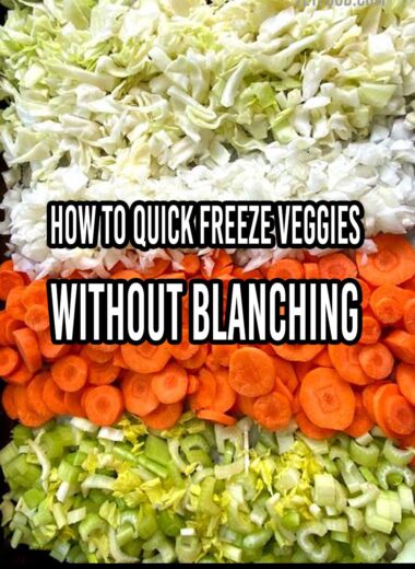 quick freeze veggies