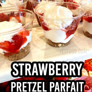 Fun Size Strawberry Pretzel Parfait Recipe