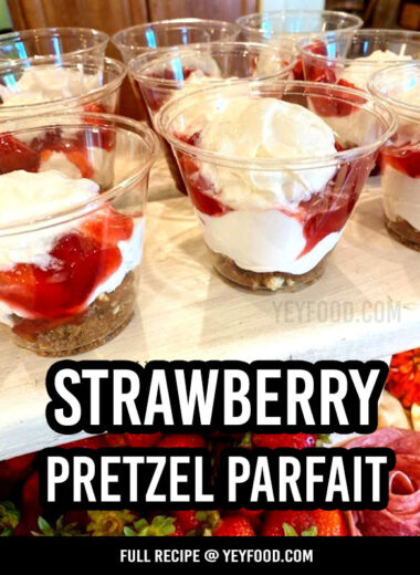 Fun Size Strawberry Pretzel Parfait Recipe