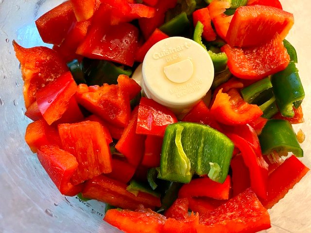 How To Chop Bell Peppers In Food Processor 