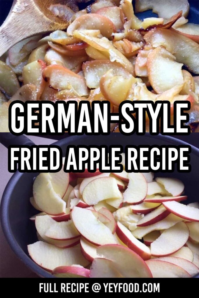 German style fried apples