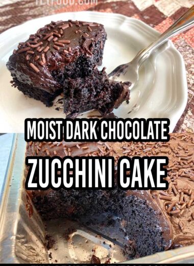 Easy Nine By Thirteen Dark Chocolate Zucchini Cake