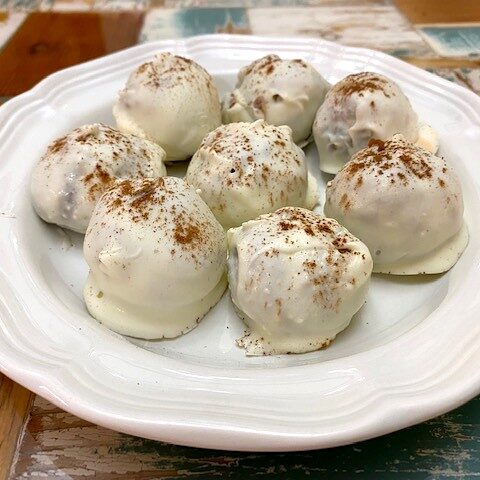 Pumpkin Cheesecake Bites