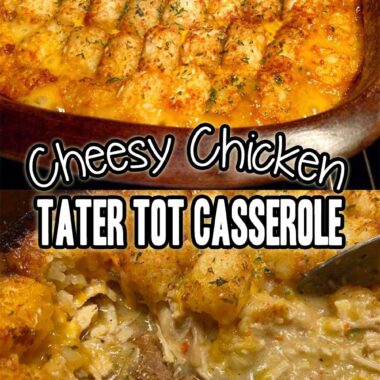 Cheesy Chicken Tater Tot Casserole Recipe