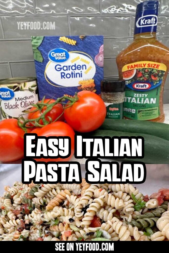 Easy Italian Pasta Salad