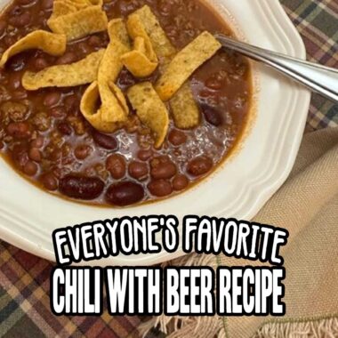 Everyone's Favorite Chili With Beer Recipe