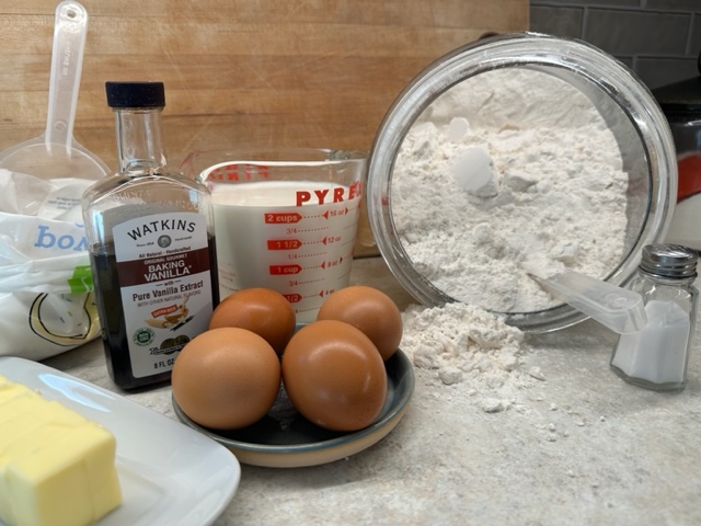 vanialla custard cake ingredients