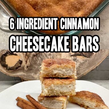 Ingredient Cinnamon Cheesecake Bars
