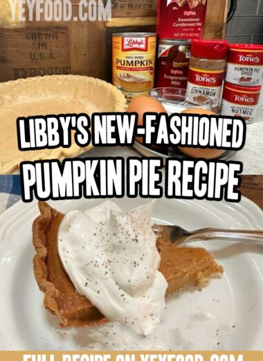 Libby's New-Fashioned Pumpkin Pie Recipe