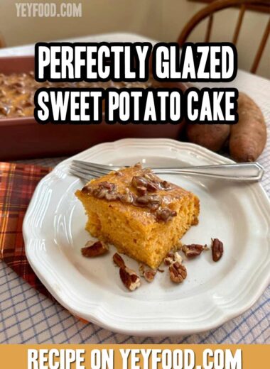 The Perfect Glazed Sweet Potato Cake