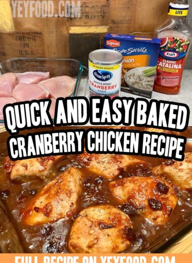 Quick And Easy Baked Cranberry Chicken Recipe