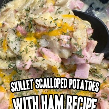 Skillet Scalloped Potatoes With Ham Recipe