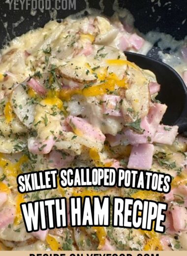 Skillet Scalloped Potatoes With Ham Recipe