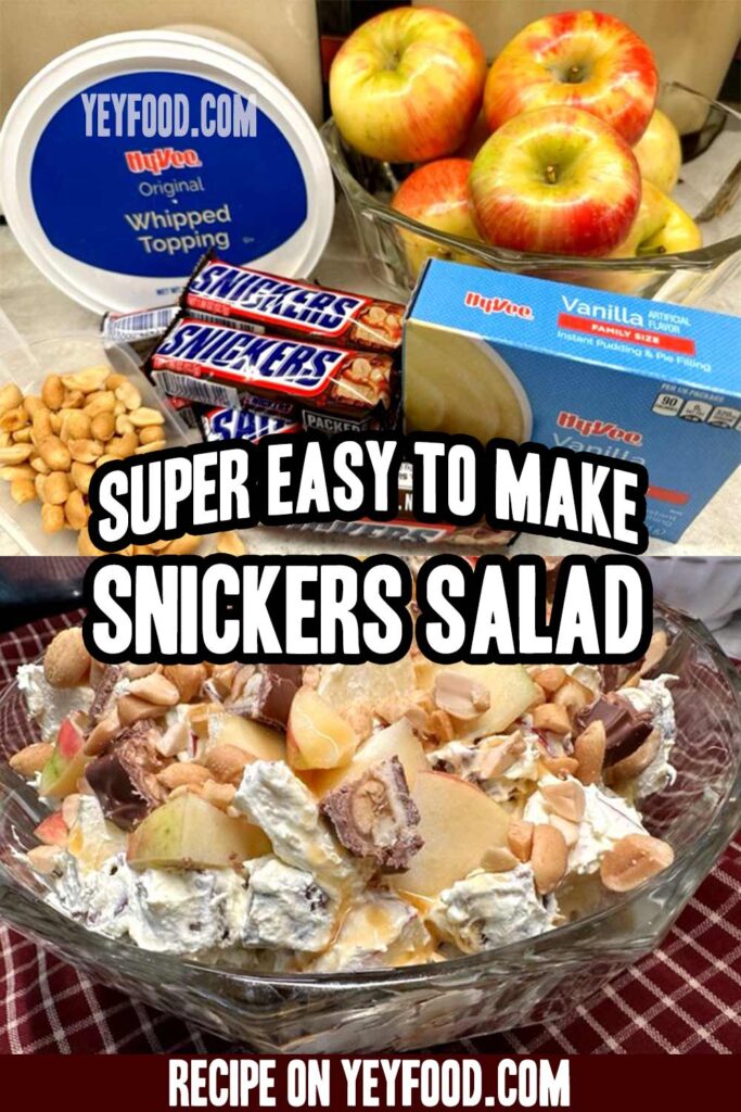 Make Yummy Snickers Salad For A Potluck