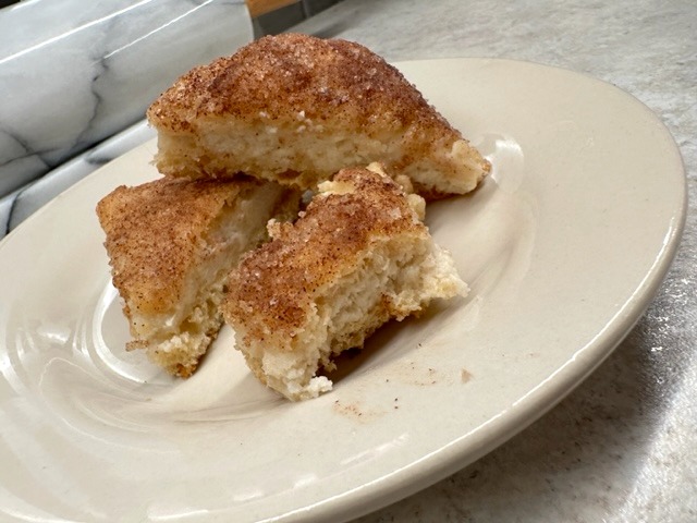 cheesecake bars on a plate