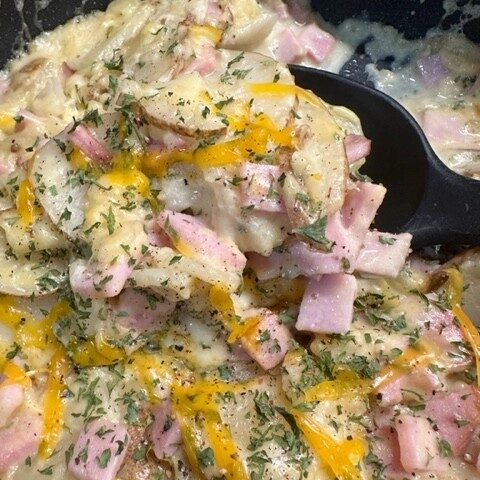 skillet scalloped potatoes