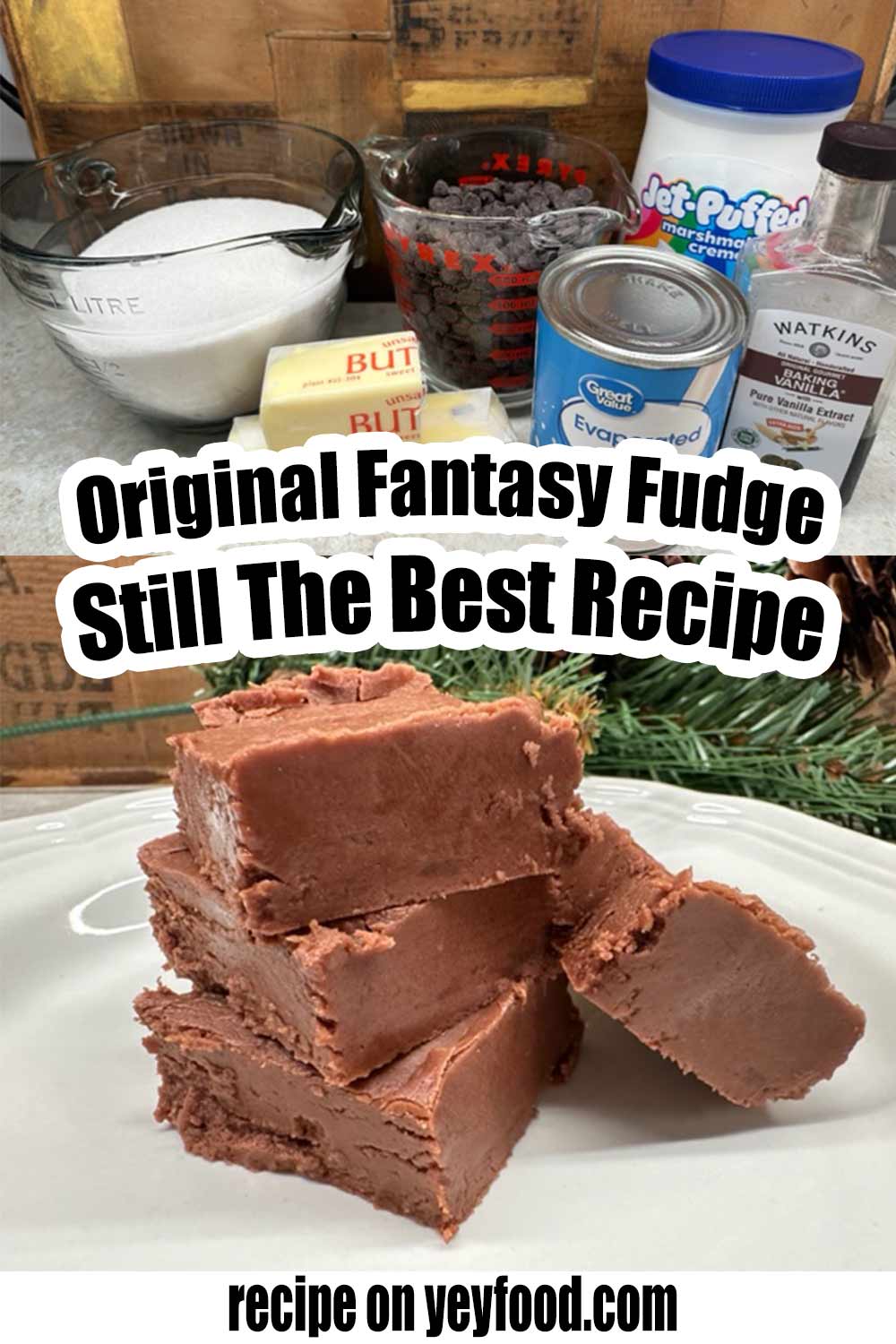 vanilla fantasy fudge recipe