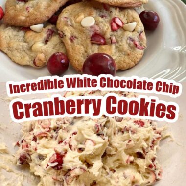 Incredible White Chocolate Chip Cranberry Cookies