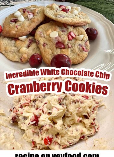 Incredible White Chocolate Chip Cranberry Cookies