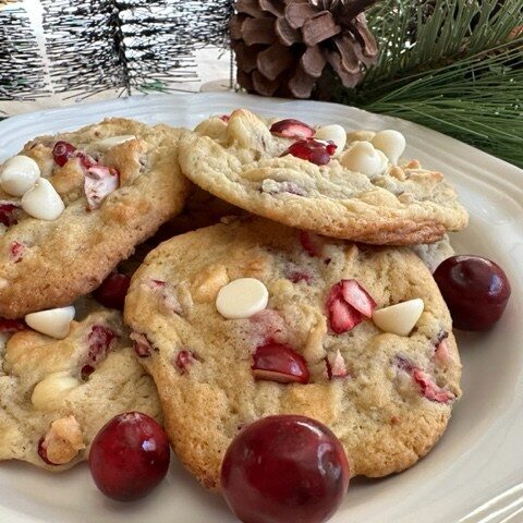 White Chocolate Cranberry Cookies