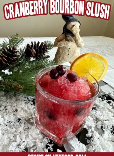 Cranberry Bourbon Slush
